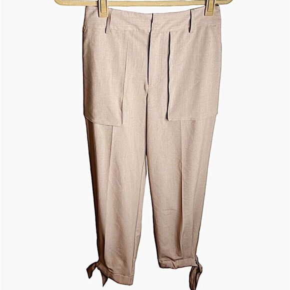 Marled by Reunited Clothing The Greenwich Pant- Tan Beige Sz 2 - Picture 2 of 9